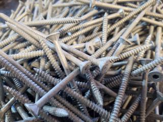 CSK Hex Drive Galvanised Batten Screws, M5 x 150mm