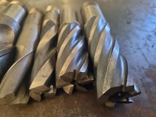 Large Lot of Milling Machine Endmills 