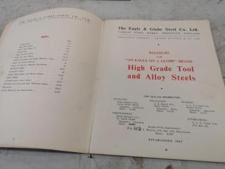 5x Vintage Workshop Safety, Tools & Parts Manuals