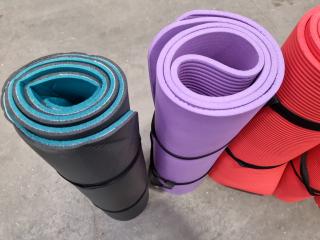 7x Assorted Fitness Floor Yoga Mats