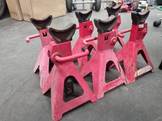 6x 3000kg Adjustable Jack Stands