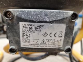 2x Halogen Worklights