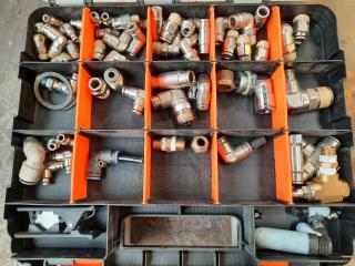Case of Assorted Small Pipe Fittings