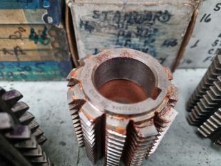 4 x Gear Hobber Cutters