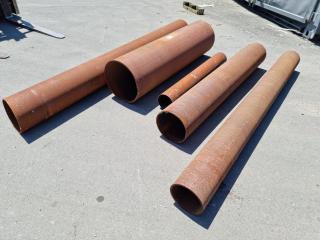 5 Large Diameter Steel Pipes