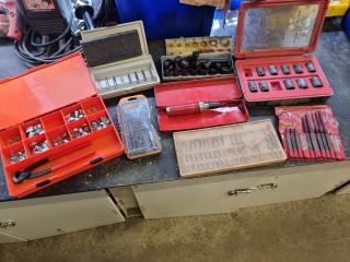 Assorted Tool Kits, Drivers  Punches Sockets & More