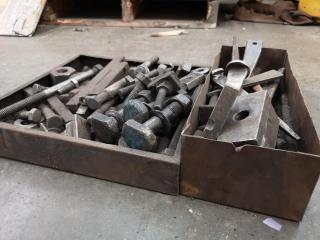 Assorted Mill Lockdown Hardware & More