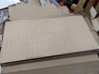 600x300mm Ceramic Wall Tiles, 9.0m2 Coverage