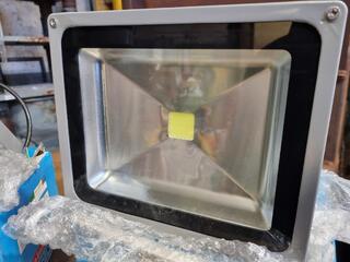 2x LED 30W Spotlights, New