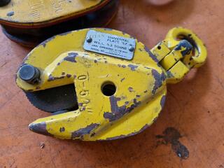 3x Vertical Plate Clamps