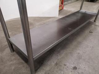Stainless Steel Commercial Kitchen Prep Table Bench