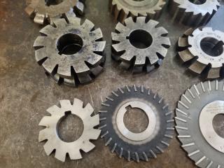 Large Lot of Milling Machine Blades/Cutters