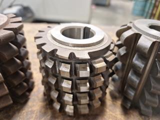 4 x Gear Hobber Cutters