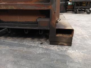Heavy Steel Workshop Scrap Metal Bin