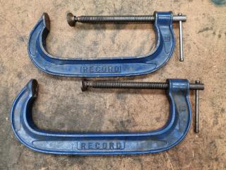2x Record G-Clamps