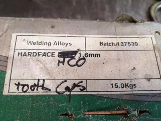 2x Spools of Hardface 1.6mm Welding Wire by WA