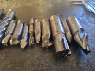 Large Lot of Milling Machine Endmills 