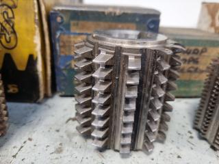 4 x Gear Hobber Cutters