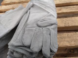 16x Pairs of Leather Welding Safety Gloves