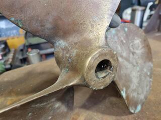 Vintage Brass Propeller