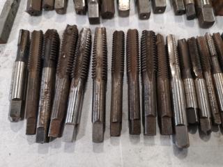 36x Assorted Threading Taps