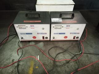 2 x Super Charge 24v Chargers