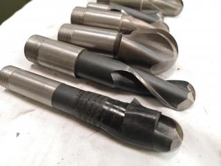 14x Assorted Ball End Mill Cutters, Imperial Sizes