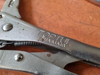 7x Assorted Vice Grip Type Clamps