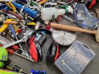 Assorted Lot of Hand Tools, Accessories, & More