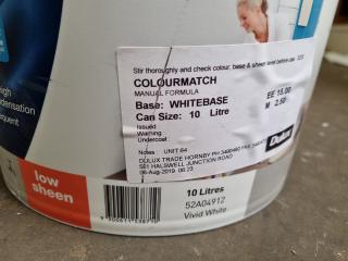 Dulux Wash&Wear Plus Kitchen & Bath Paint, 2x 10L Used Buckets