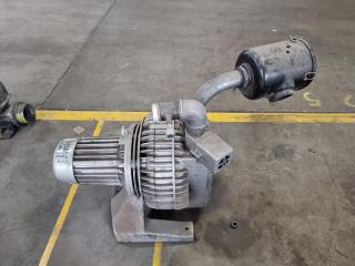 Industrial Three Phase Motor and Blower Assembly