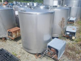 1000 Litre Stainless Tank