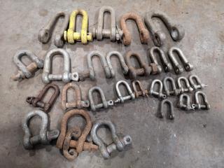 27x Assorted Bow and D Shackles