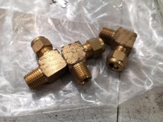 Assorted Brass Industrial Fittings