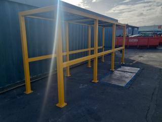 Covered Steel Walkway