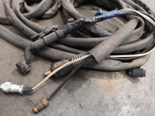 3x Welding Cable Assemblies