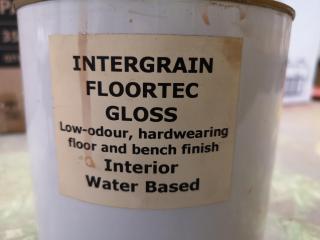 Intergrain Floortec Gloss Hardwearing Floor & Bench Wood Finish