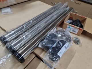 Assorted Table Leg Components, Parts