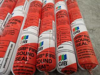 9x 600ml Tubes GIB Fire Sound Seal Sealant