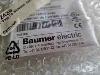 Baumer Diffuse Photoelectric Block Sensor, New
