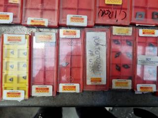 Sandvik Coromant Tool Inserts, Assorted Partial Cases