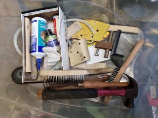 Assorted Lot of Hand Tools, Accessories, & More