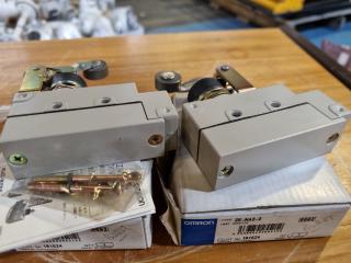 2x Omron Limit Switches ZE-MA2-2