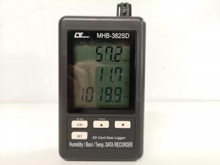 Lutron Humidity, Temperature, Barometer, Data Recorder Logger MHB-382SD