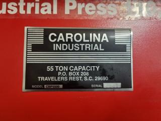 Carolina 55 Ton Workshop Press