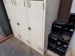 6-Door Steel Personnel Locker Unit