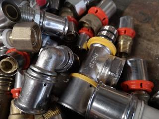 135+ Assorted Press Fit Plumbing Connectors, Elbows, Couplings & More
