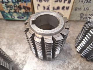 5 x Gear Hobber Cutters