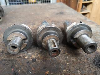 3x BT40 Type Tool Holders