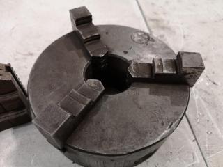 155mm Dia 3-Jaw Lathe Chuck w/ Spare Jaws